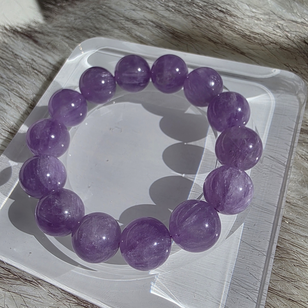 Purple Beaded Bracelet